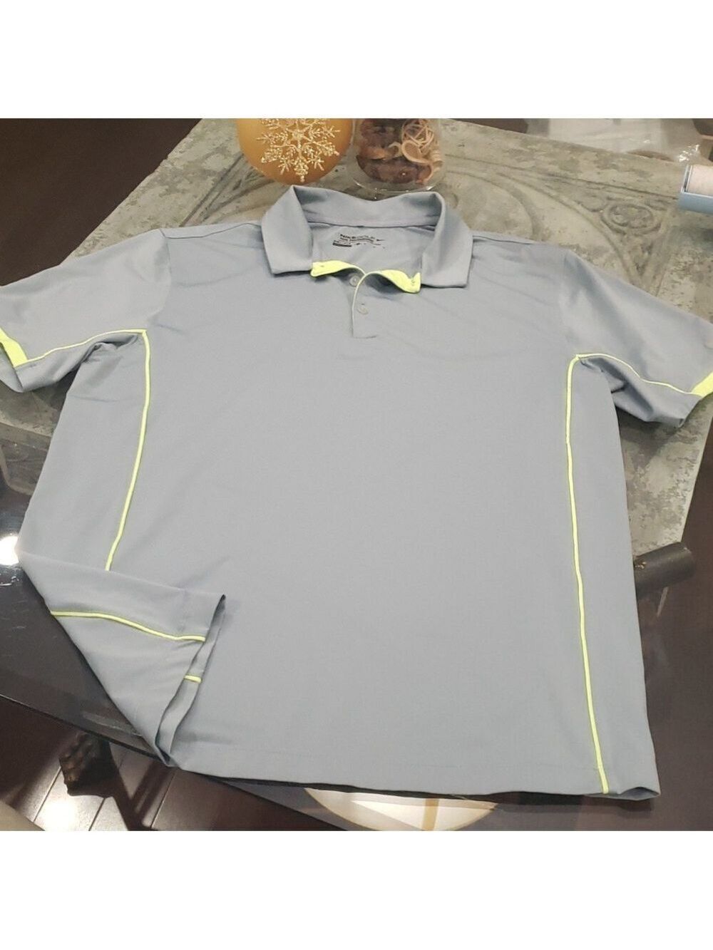NIKE DRI FIT MENS GOLF TOUR PERFORMANCE GRAY MEDIUM POLO SHIRT